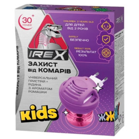 Комплект от комаров для детей iRex Kids: электрофумигатор и жидкость, 30 ночей